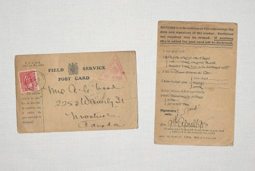 Censorship of Soldiers Mail