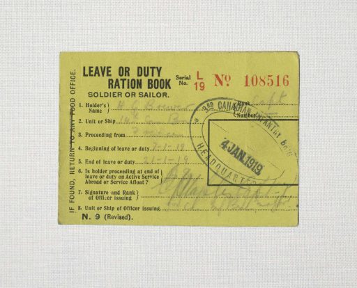 Ration Book